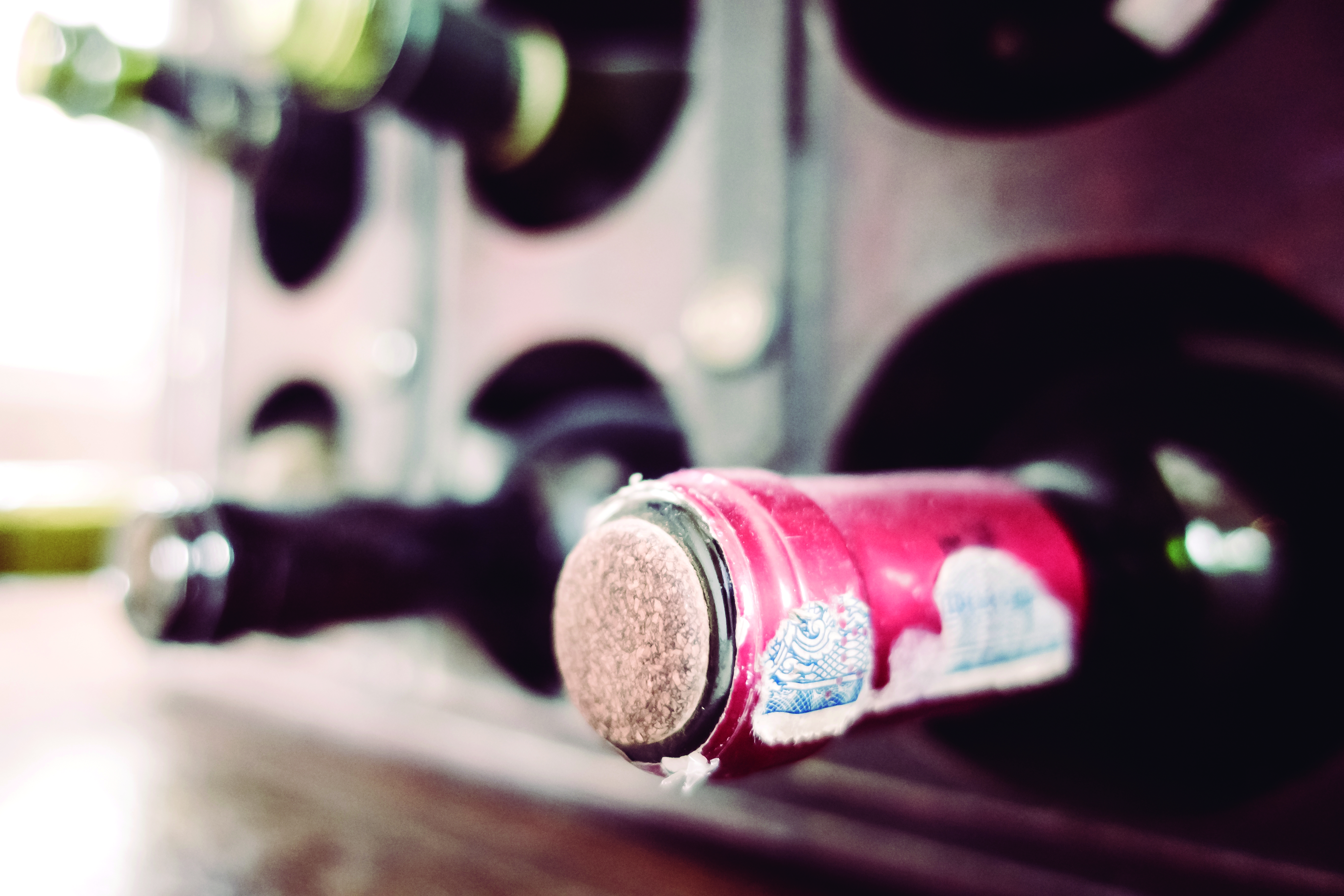 Vintage wine bottle